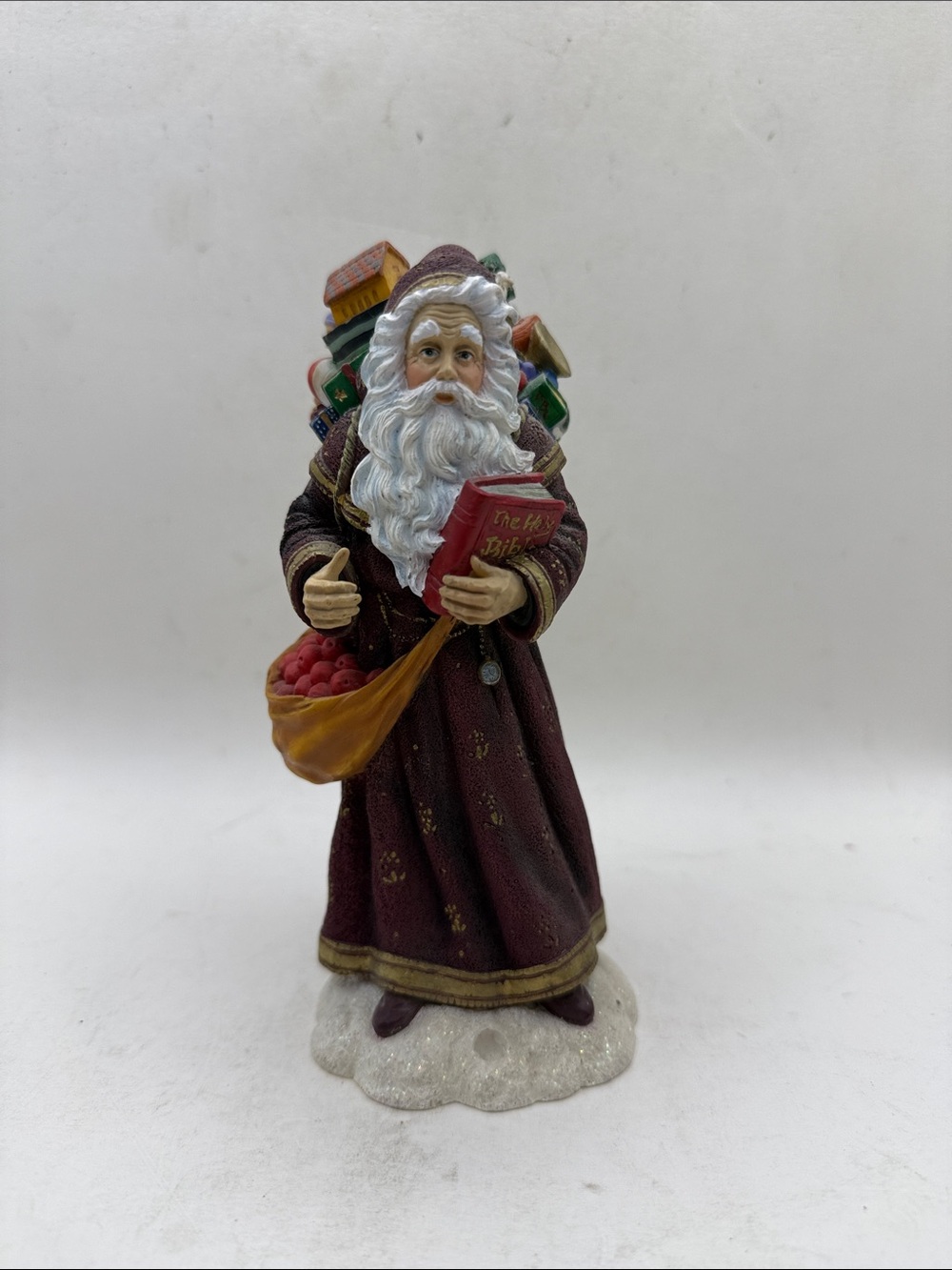 Pipka Good News Santa Reflections of Christmas Figurine Decor Collectible Number